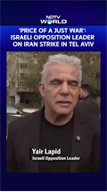 ‘Price of a Just War’: Israeli Opposition Leader On Iranian Strike In Tel Aviv