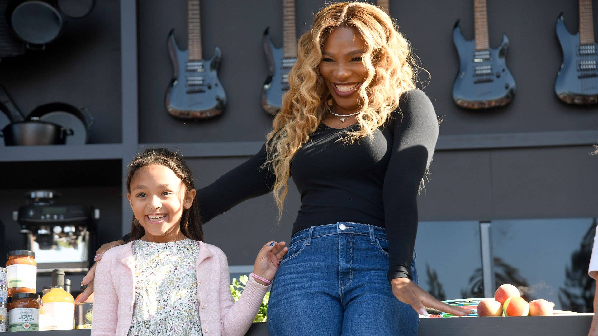 Serena Williams’ mini-me daughter is nearly as tall as her mom in new family photos