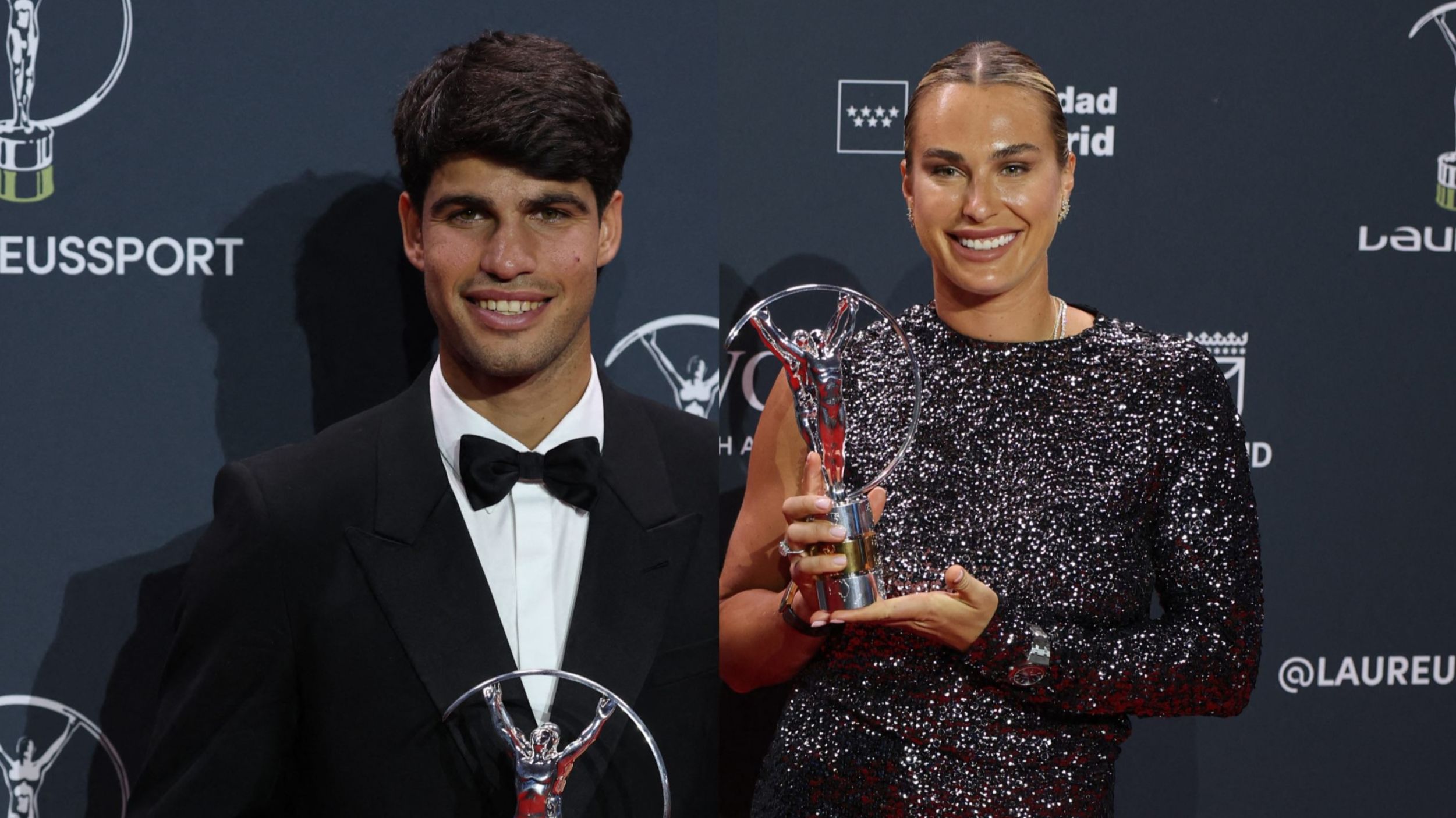 Alcaraz, Sabalenka light up Laureus Awards