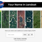 Spell your name using beautiful satellite images:Here’s how to use NASA’s new image generator tool