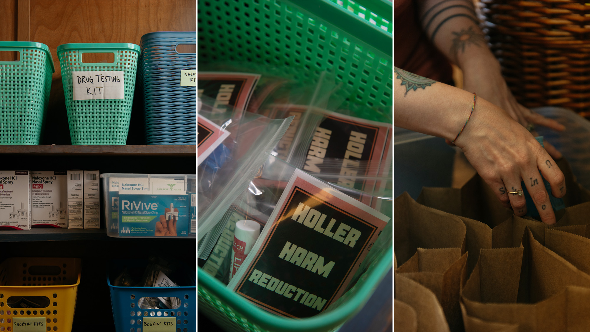 Bharat Journal Helene frayed the safety net for people who use drugs. This community wove it back together.